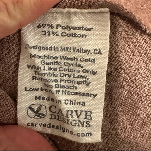 Carve Designs Sleeveless Sweatshirt Tank Top Light Purple Women’s Shirt size XS - Picture 8 of 10